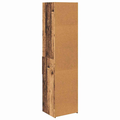 Highboard Altholz 45 x 42,5 x 185 cm Holzwerkstoff