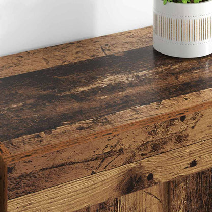 Wandmontierter Schrank 2 pcs Altholz 69,5 x 34 x 90 cm