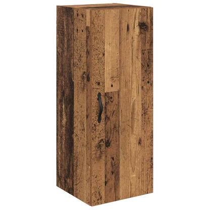 Highboard Altholz 34,5 x 34 x 90 cm Holzwerkstoff