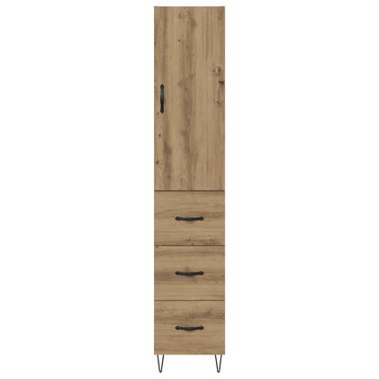 Highboard Artisan-Eiche 34,5 x 34 x 90 cm Holzwerkstoff