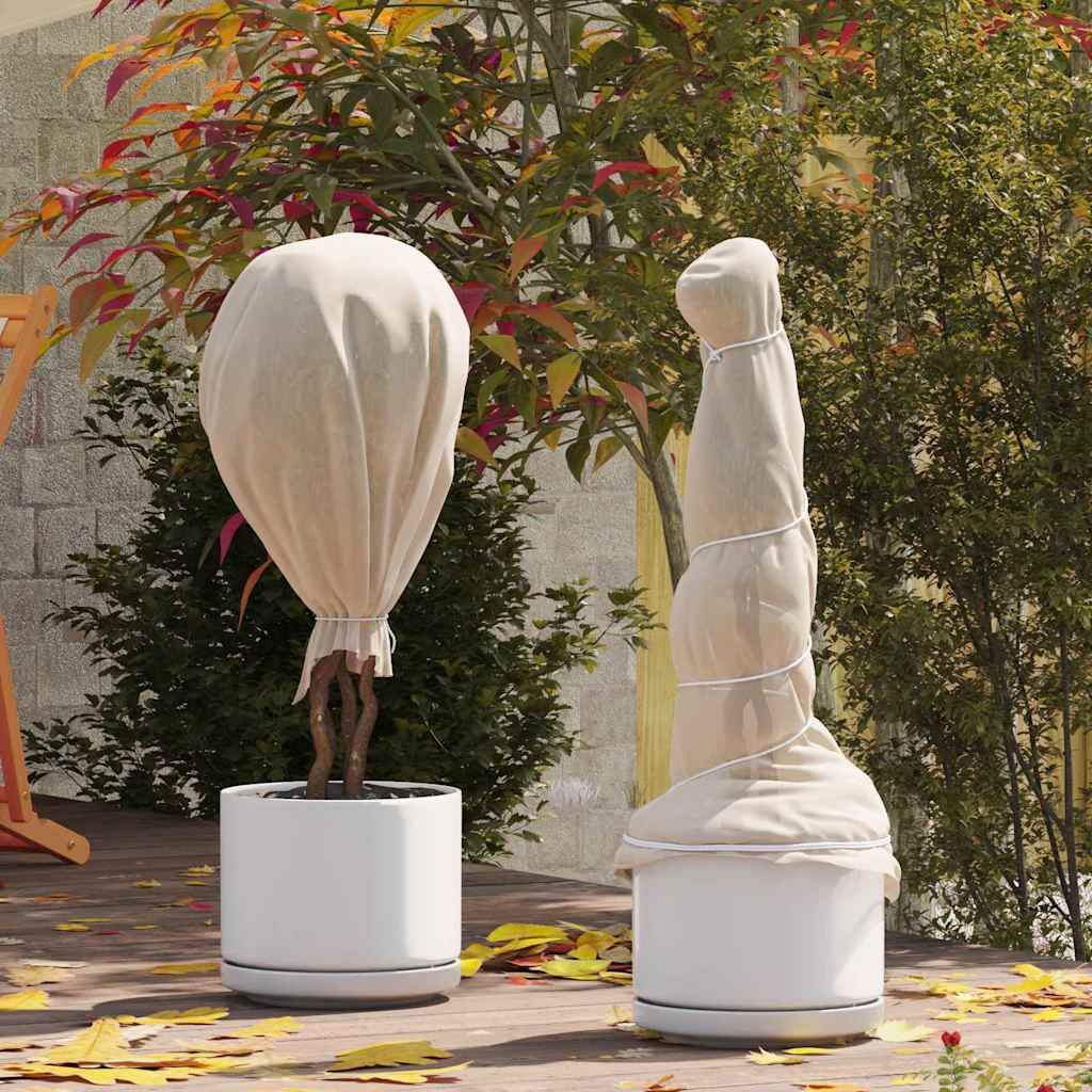 Winterschutz fur Pflanzen Beige 20 x 1,6 m Vliesstoff