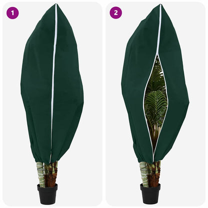 Winterschutz fur Pflanzen 5 pcs Grün 1,55 x 1 m Vliesstoff