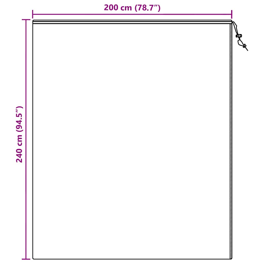 Winterschutz fur Pflanzen 3 pcs Weiß 2,4 x 2 m Vliesstoff