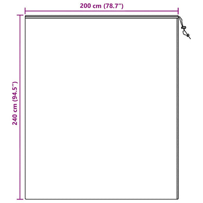 Winterschutz fur Pflanzen 3 pcs Weiß 2,4 x 2 m Vliesstoff