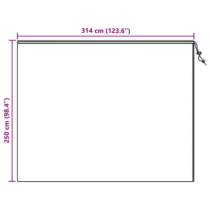 Winterschutz fur Pflanzen 3 pcs Grün 2,5 x 3,14 m Vliesstoff
