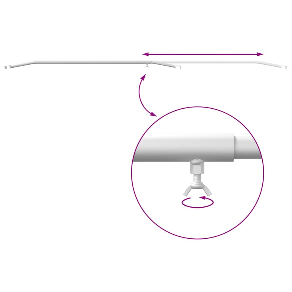 Planehalterung für Anhänger 4 pcs Silber 130-210 cm Aluminium