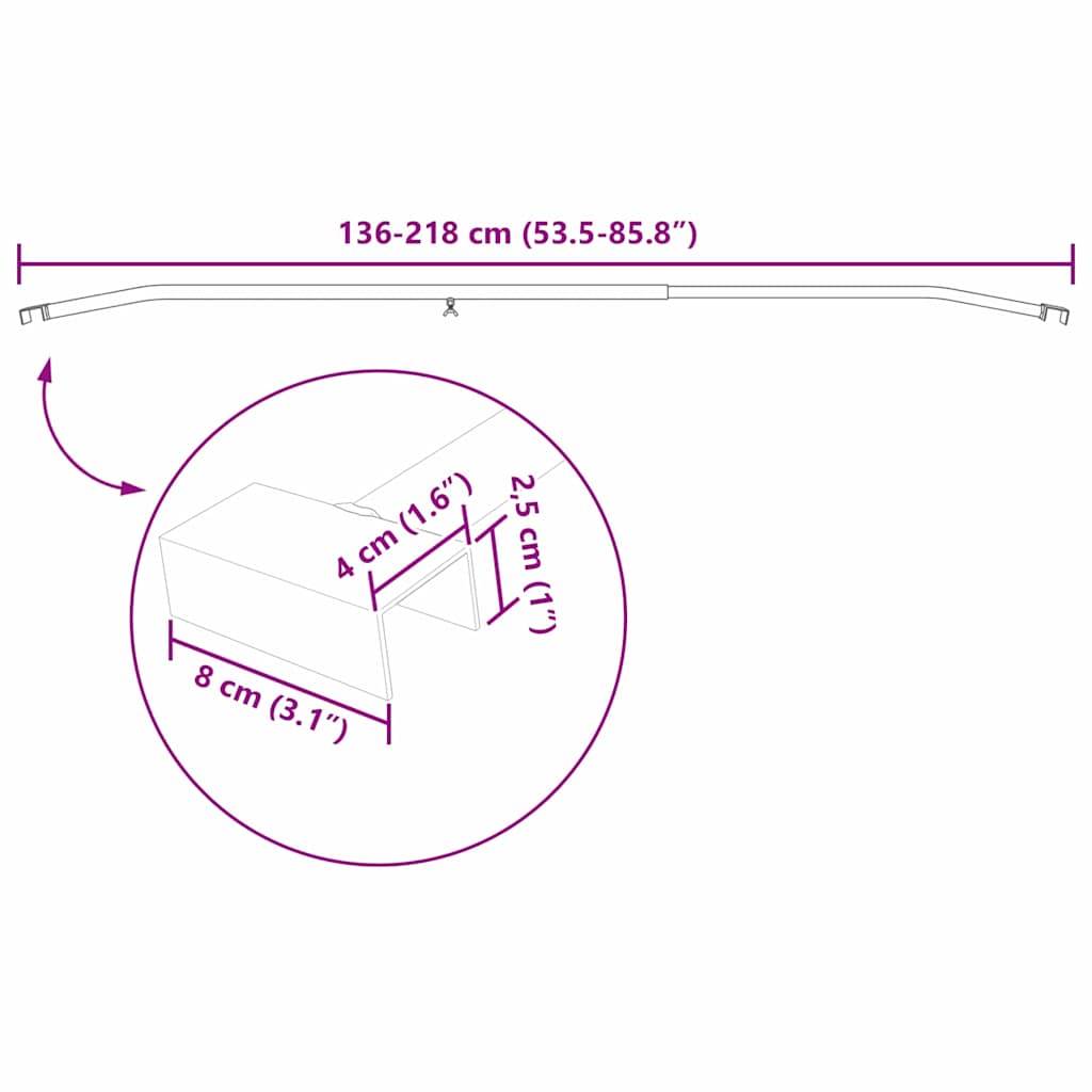 Planehalterung für Anhänger 4 pcs Silber 130-210 cm Aluminium