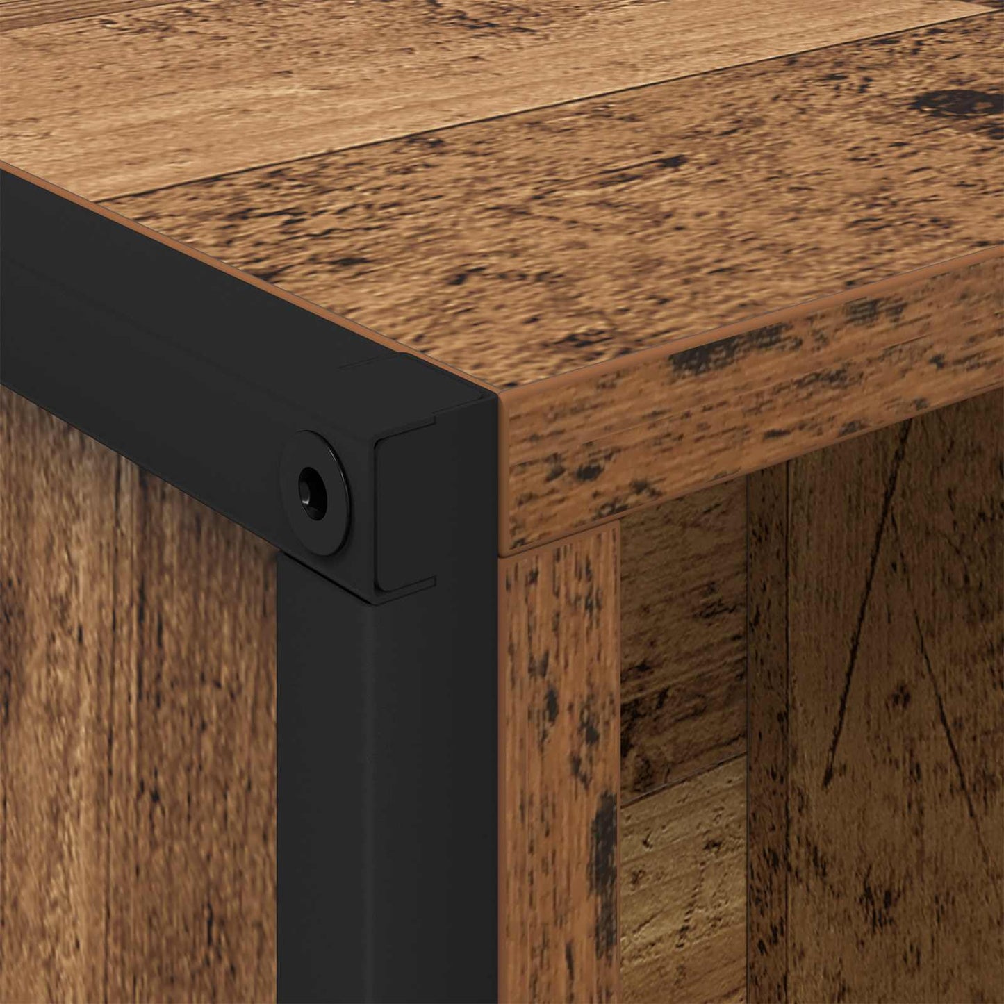 Bücherregal 2 pcs Altholz 99,5 x 30 x 108 cm Holzwerkstoff