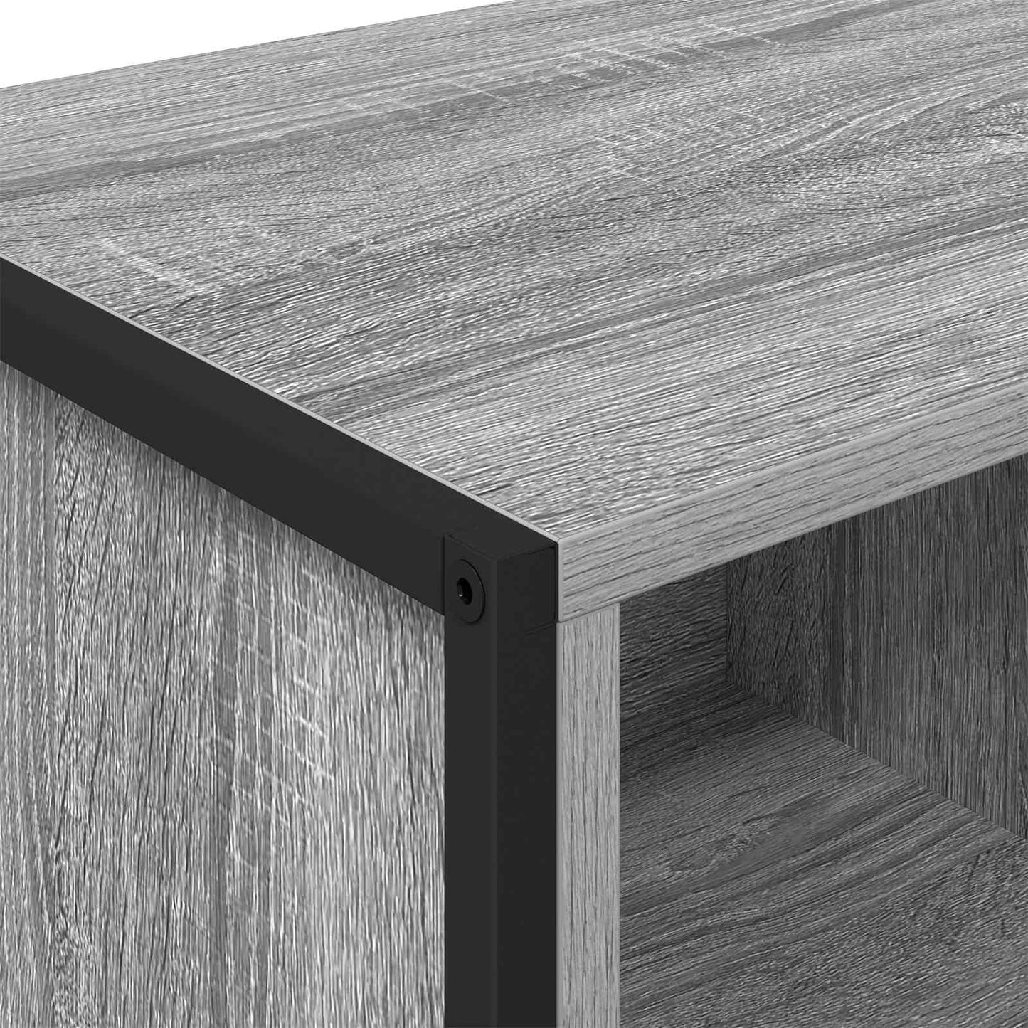 Sideboard 2 pcs Graues Sonoma 81 x 36 x 150.5 cm Holzwerkstoff