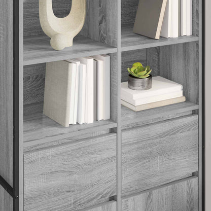 Sideboard 2 pcs Graues Sonoma 81 x 36 x 150.5 cm Holzwerkstoff