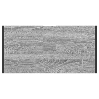 Badezimmermöbel-Set mit Schubladen Graues Sonoma Holzwerkstoff