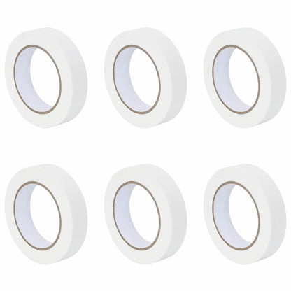 Malerklebebänder 6 pcs Weiß 25mm x 50m Papier