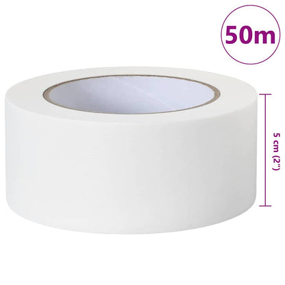 Malerklebebänder 6 pcs Weiß 50mm x 50m Papier