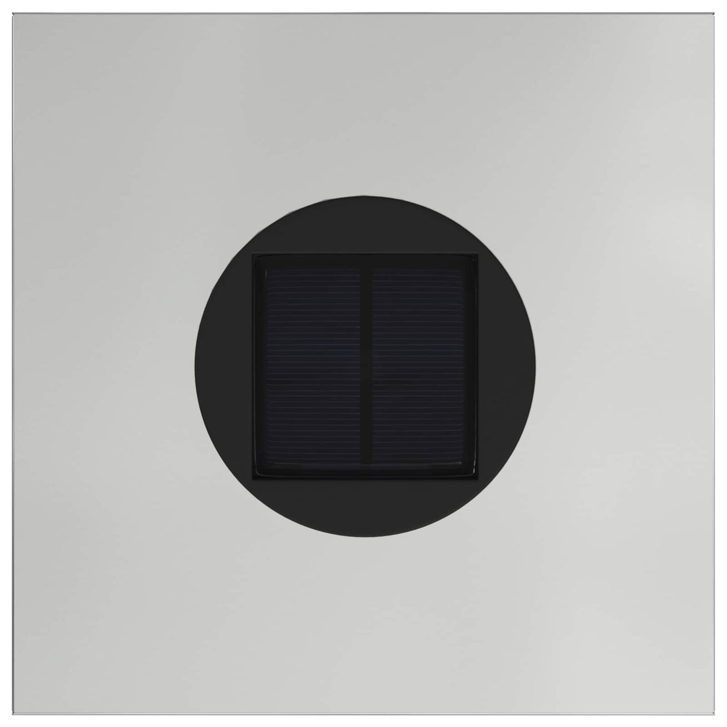 Solar LED Wegeleuchte 2 pcs Silber Galvanisiert