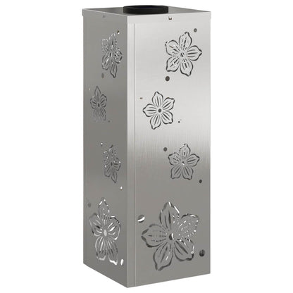 Solar LED Weg Licht 2 pcs Silber Edelstahl