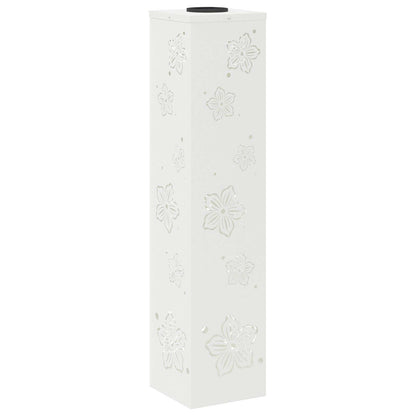 Solar LED Weg Licht 2 pcs Weiß Kalt gewalzter Stahl