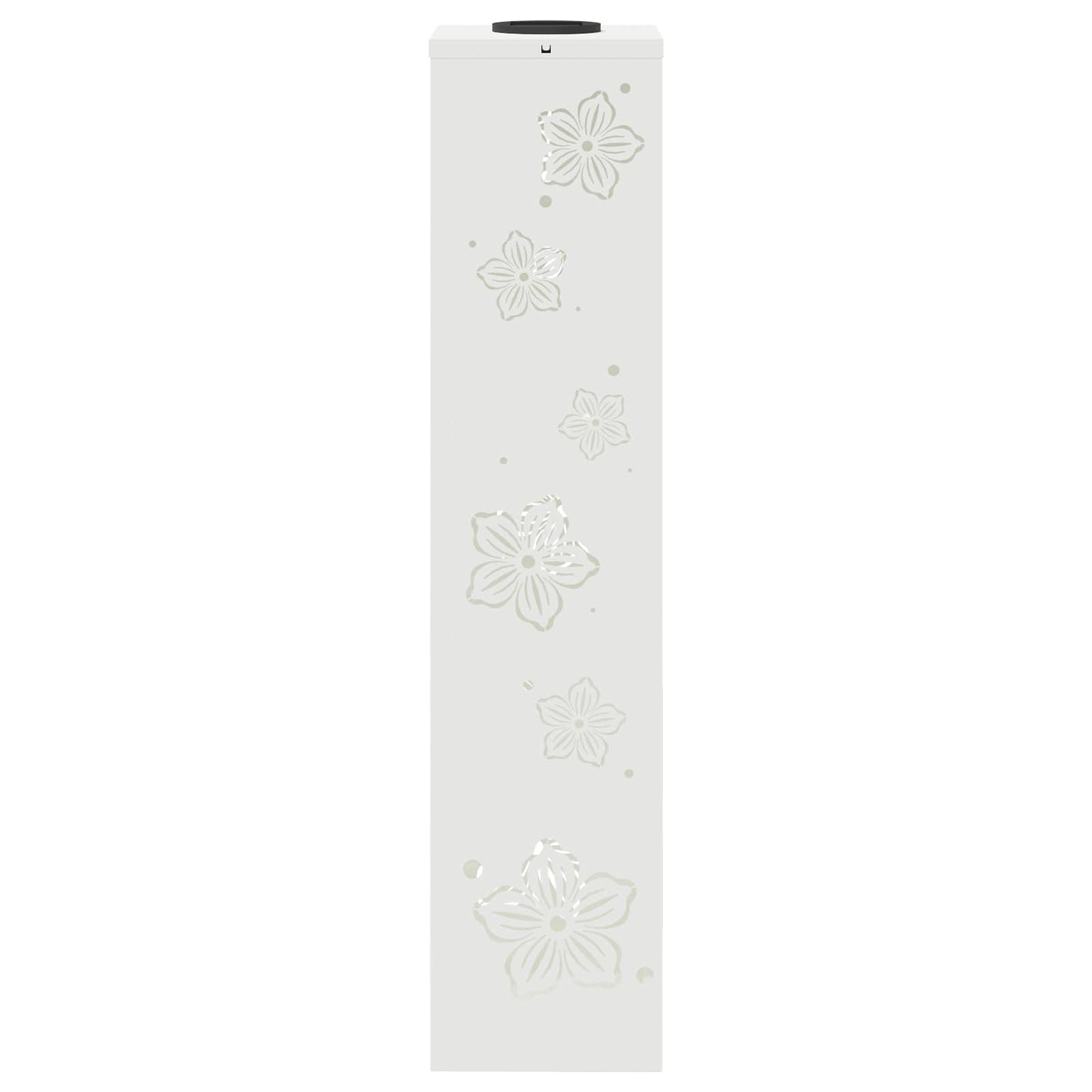 Solar LED Weg Licht 2 pcs Weiß Kalt gewalzter Stahl