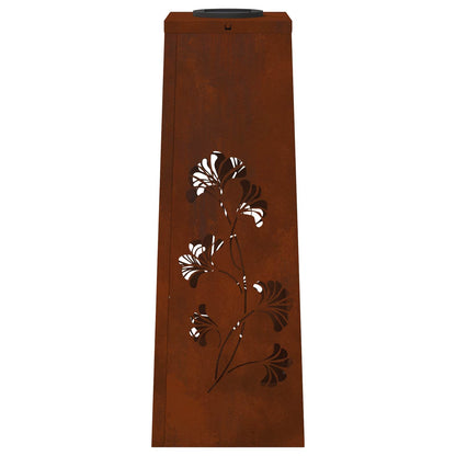 Solar LED Weg Licht 2 pcs Rostig Wetterfeststahl