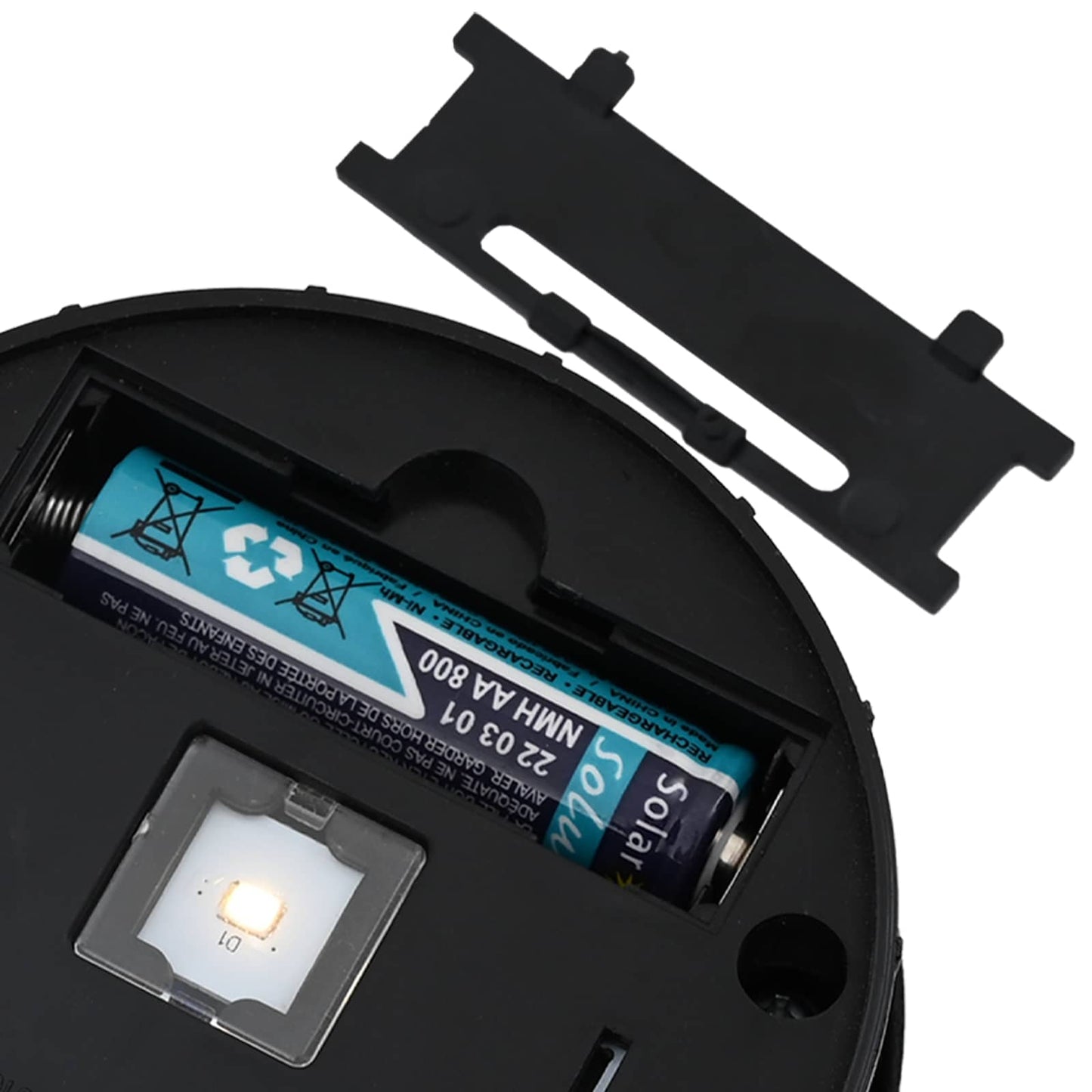 Solar LED Weg Licht 2 pcs Olive Grün Kalt gewalzter Stahl