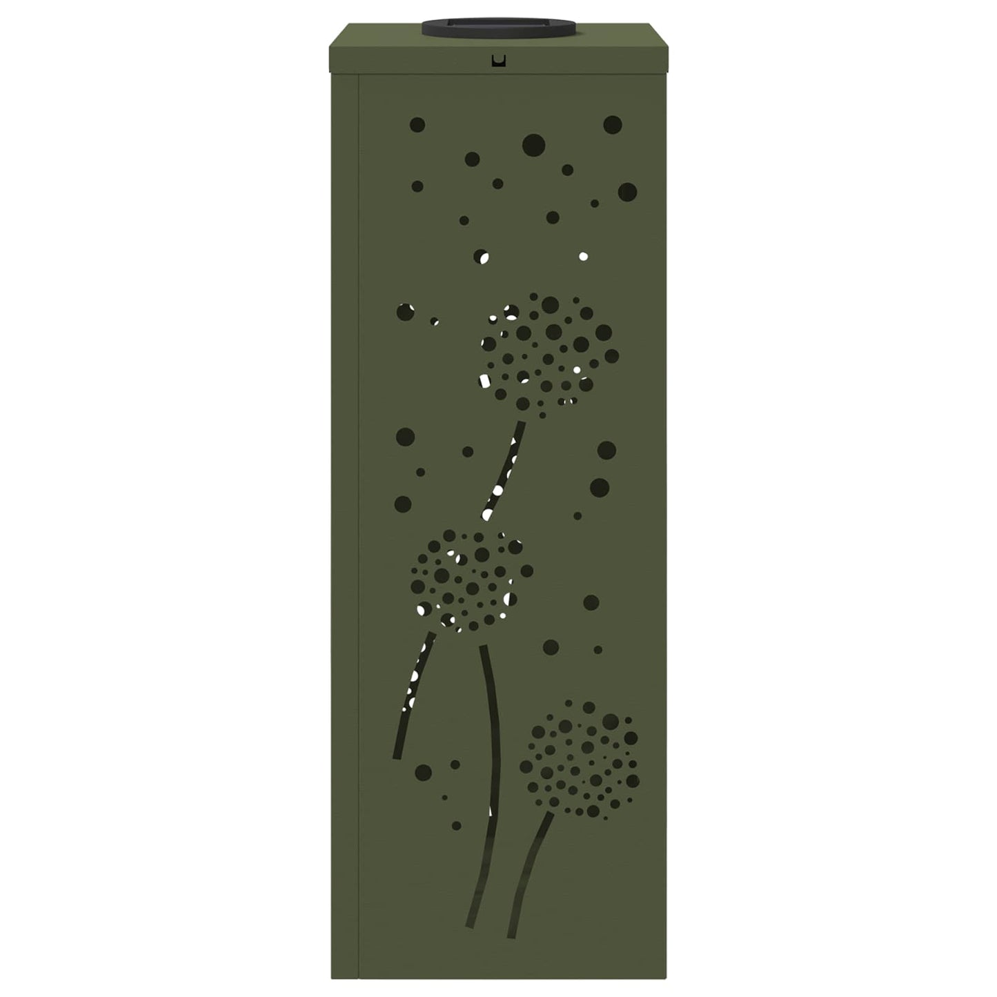 Solar LED Weg Licht 2 pcs Olive Grün Kalt gewalzter Stahl