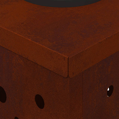 Solar LED Weg Licht 2 pcs Rostig Wetterfeststahl