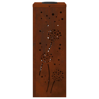 Solar LED Weg Licht 2 pcs Rostig Wetterfeststahl