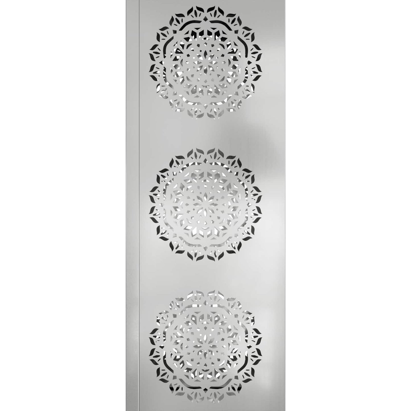 Solar LED Weg Licht 2 pcs Silber Galvanisiertes Stahl