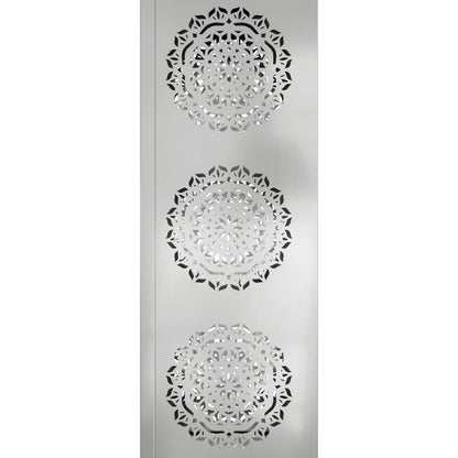 Solar LED Weg Licht 2 pcs Silber Galvanisiertes Stahl