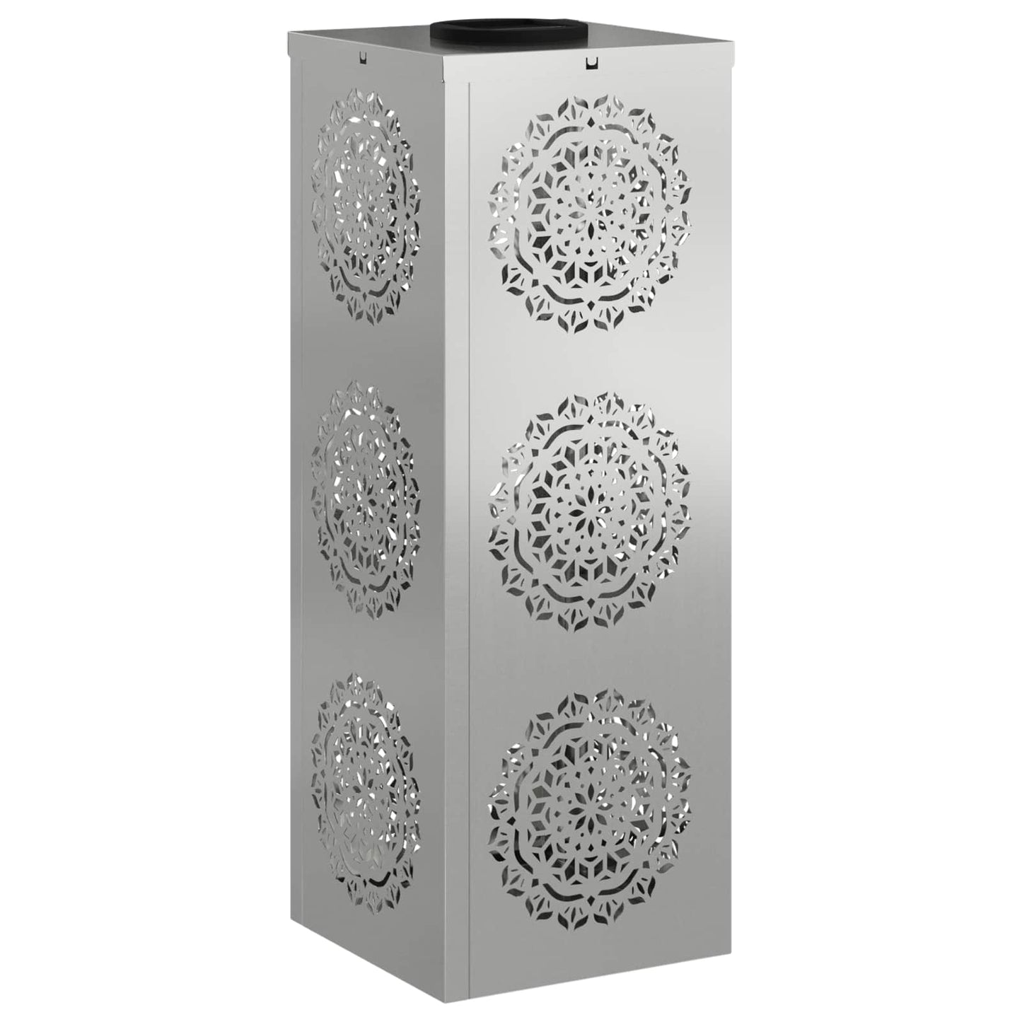 Solar LED Weg Licht 2 pcs Silber Galvanisiertes Stahl