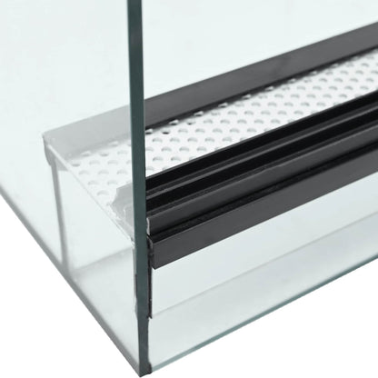 Terrarium mit Speicher Transparent 60 x 40 x 40 cm Glas