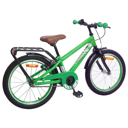Kinderfahrrad 18 Zoll für 5-7 Jahre alt Grün