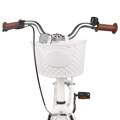 Kinderfahrrad 20 Zoll 6-11 Weiß