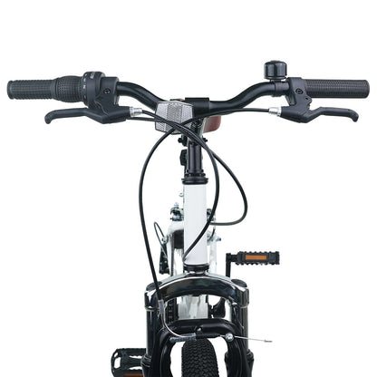 Kids Mountain Bike 24 Zoll 6-Speed für 8-12 Jahre alt Weiß