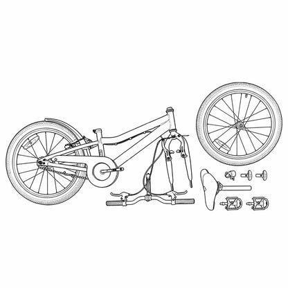 Kids Mountain Bike 24 Zoll 6-Speed für 8-12 Jahre alt Grün