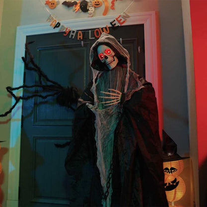 Halloween Grim Reaper Schwarz 60 x 60 x 155 cm Polyester