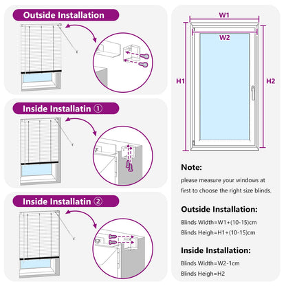Venetianer Jalousie Verstellbar Silber Grau 150 x 110 cm PVC