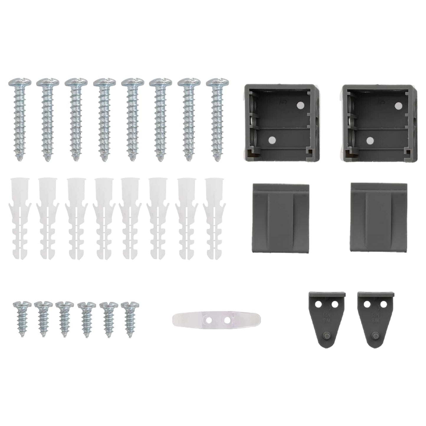 Venetianer Jalousie Verstellbar Silber Grau 213 x 40 cm PVC