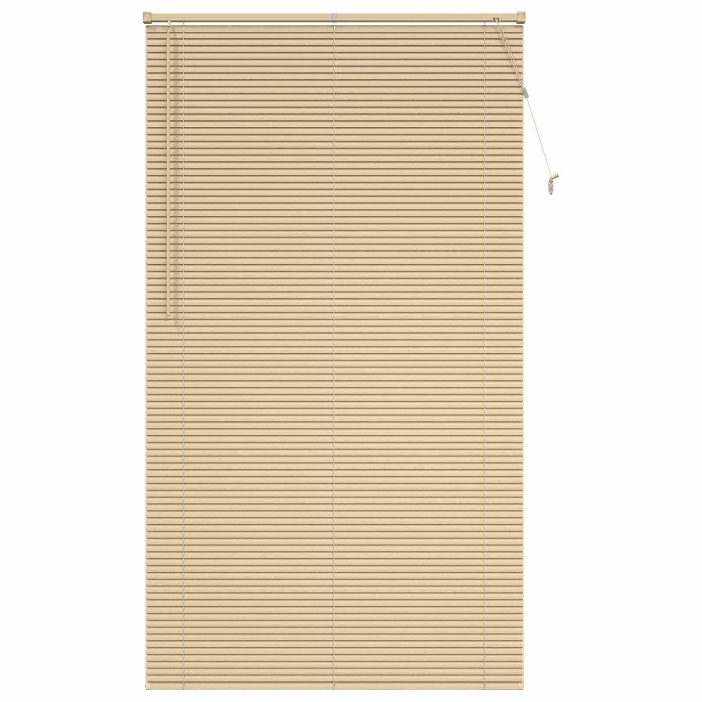 Venetianer Jalousie Hellbraun mit Muster 213 x 110 cm PVC