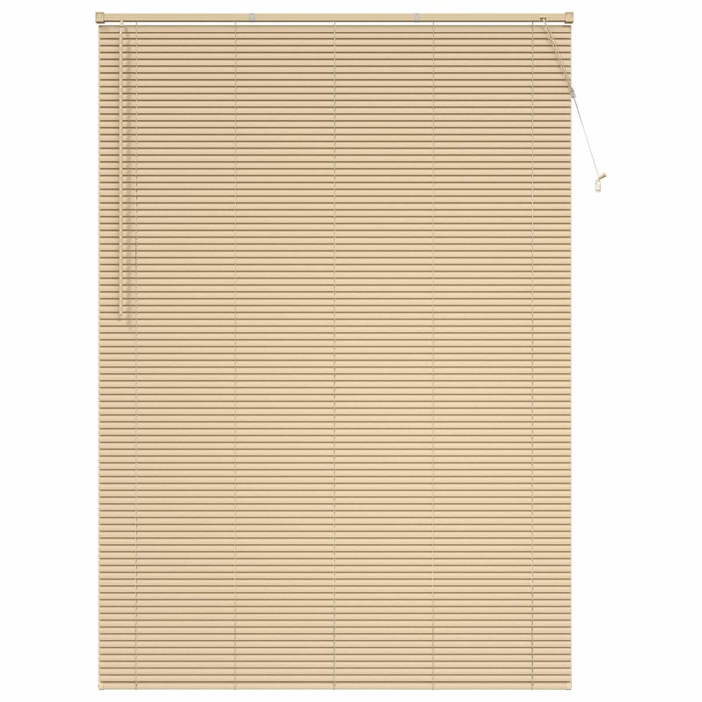 Venetianer Jalousie Hellbraun mit Muster 213 x 150 cm PVC