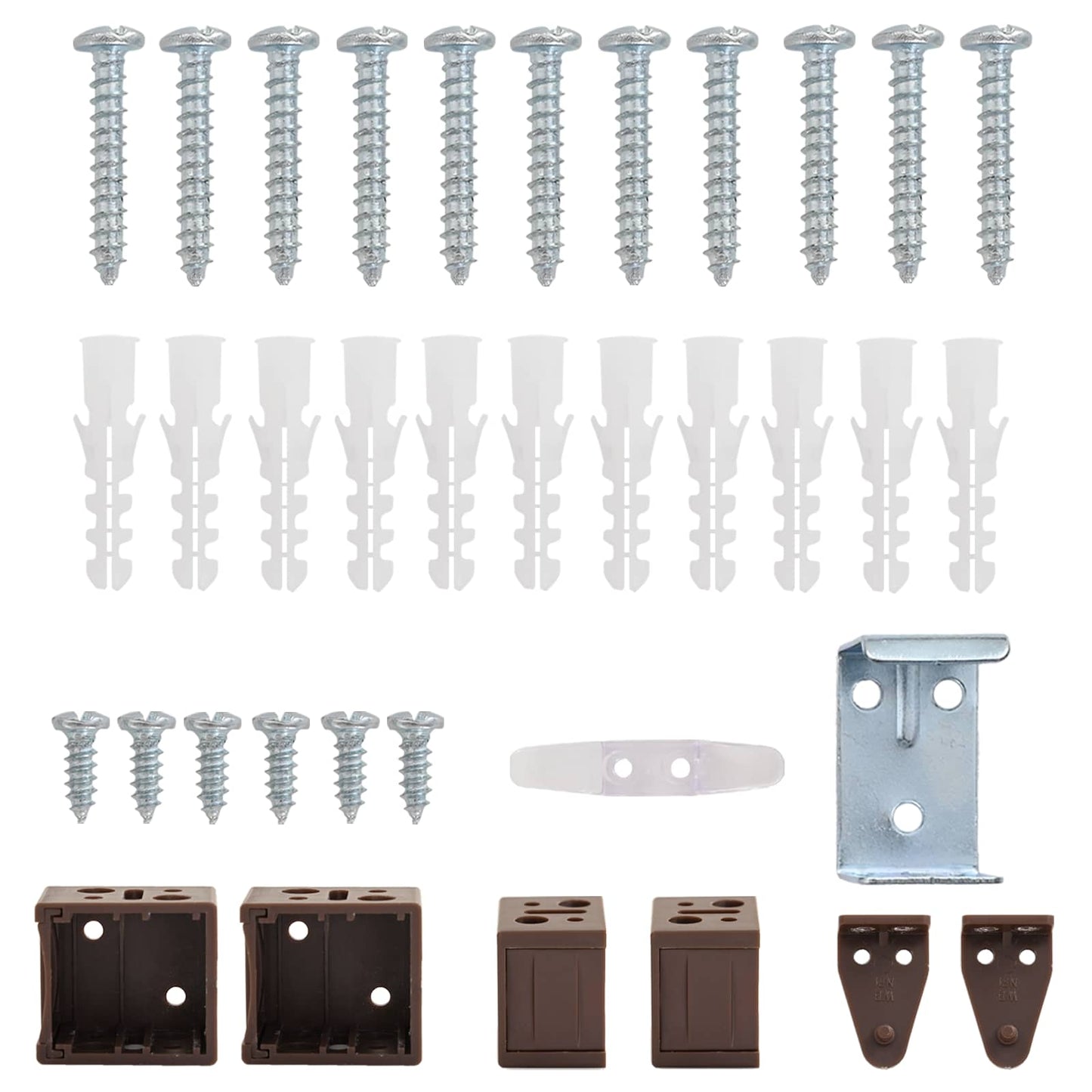 Venetianer Jalousie Dunkelbraun mit Muster 213 x 100 cm PVC