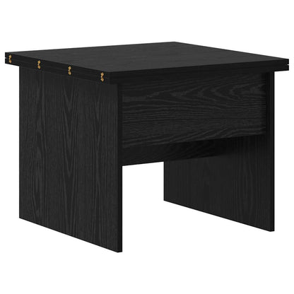 Couchtisch Schwarz Eichen-Optik 55 x 54,5 x 45 cm Holzwerkstoff