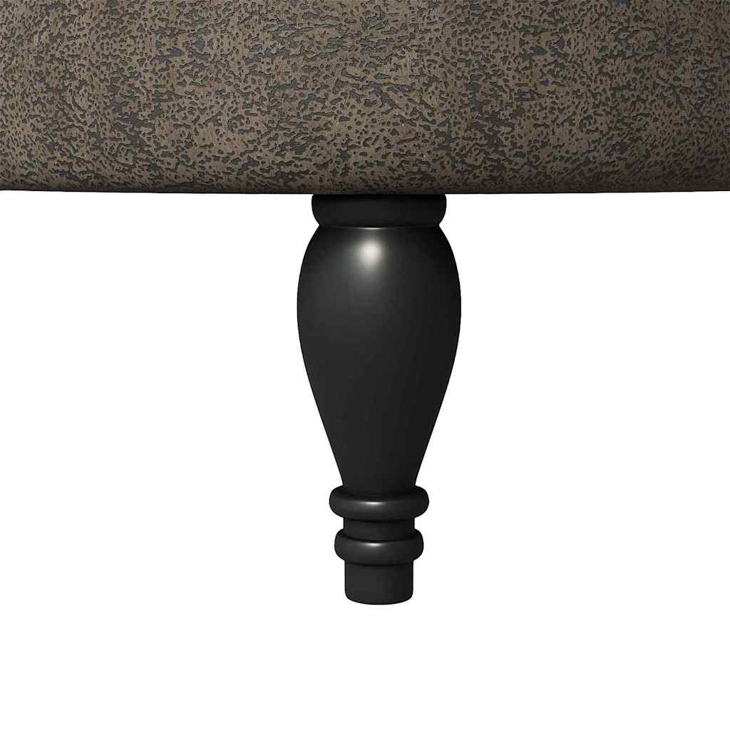 Schlafsessel Dunkelgrau 56,5 x 70 x 110 cm Kunstwildleder