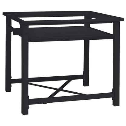 Waschmaschinen-Podest Schwarz 60 x 56 x 52 cm Stahl