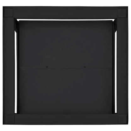 Waschmaschinen-Podest Schwarz 60 x 56 x 52 cm Stahl