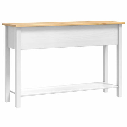 Beistelltisch mit Schubladen Corona Weiß 114 x 34,5 x 73 cm