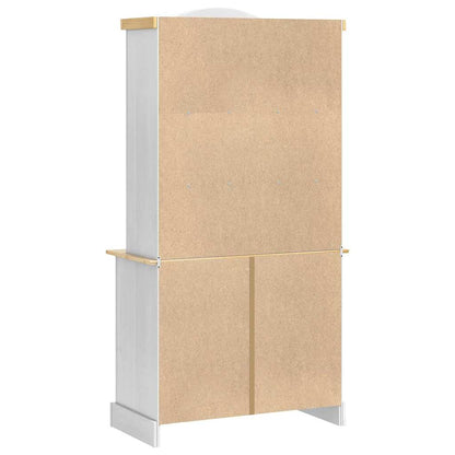 Sideboard Corona Weiß 100 x 48,5 x 179 cm Massives Kiefernholz