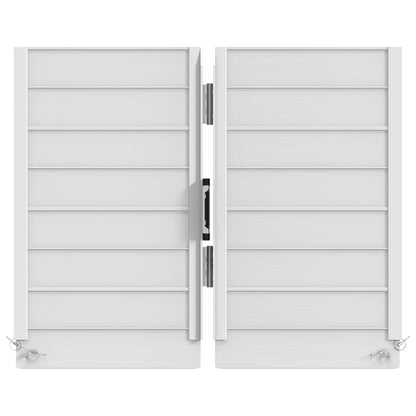 Rampe für Rollstühle 270 kg Silber 62 x 73 x 5 cm Aluminium