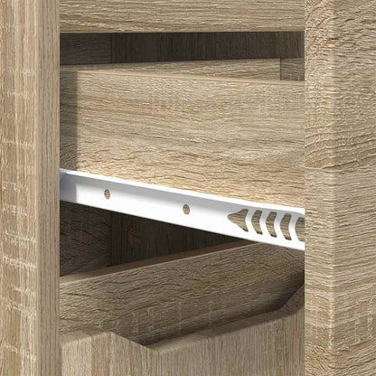 Badezimmerschrank Sonoma-Eiche 30,5 x 30 x 101 cm Holzwerkstoff