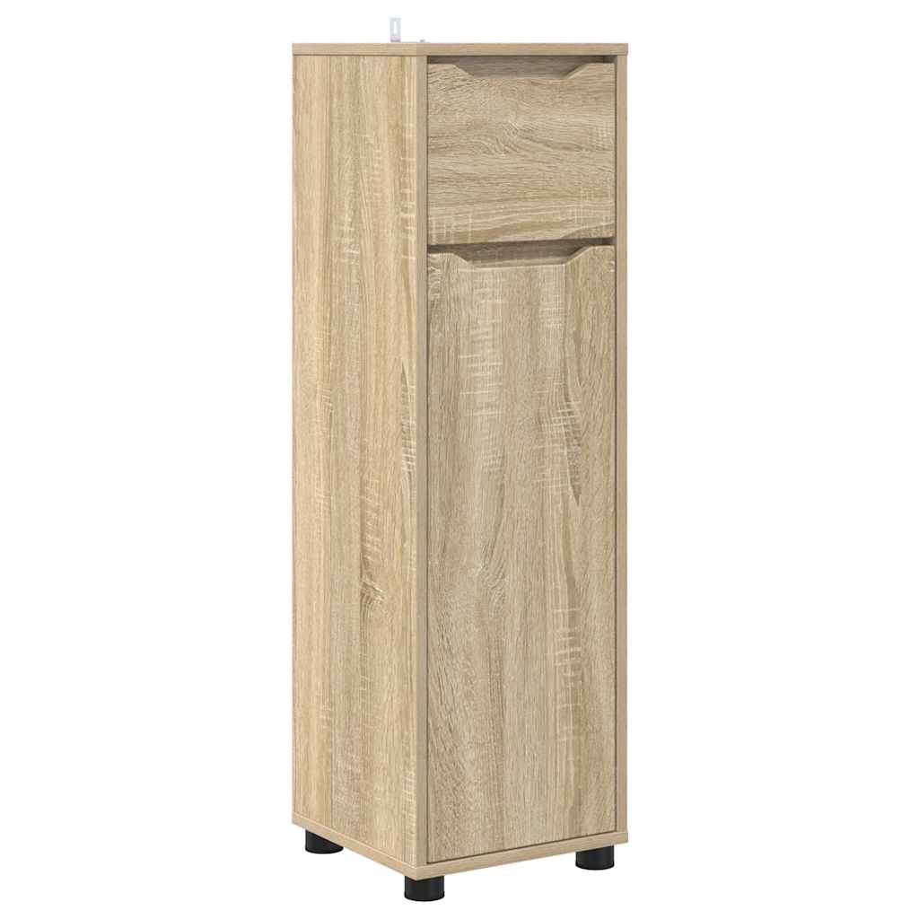 Badezimmerschrank Sonoma-Eiche 30,5 x 30 x 101 cm Holzwerkstoff