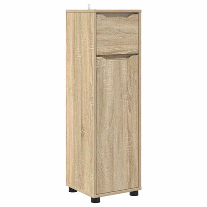 Badezimmerschrank Sonoma-Eiche 30,5 x 30 x 101 cm Holzwerkstoff